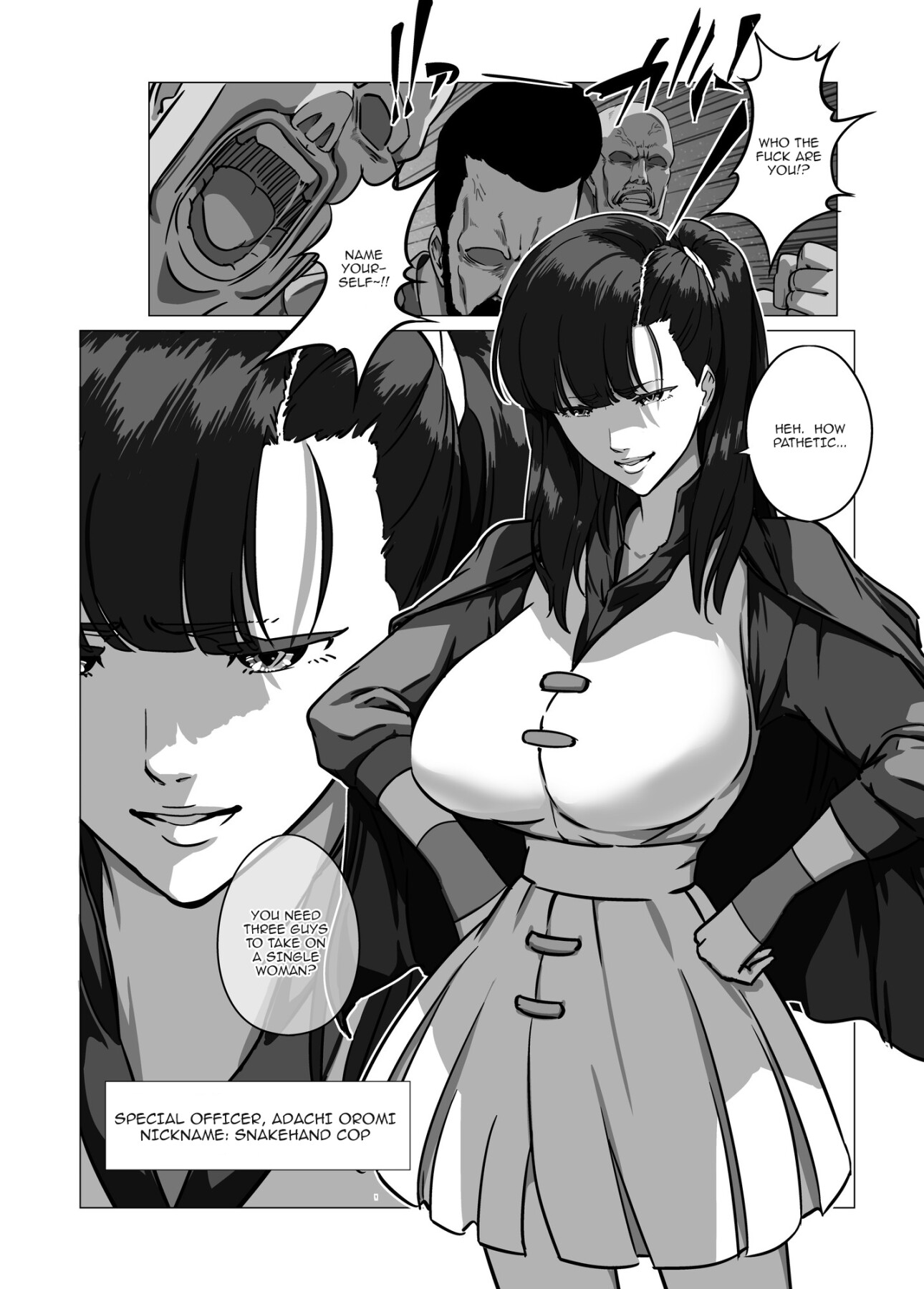 Hentai Manga Comic-Beauties Using Niche Martial Art Styles Series - Snake Fist Woman-Read-3